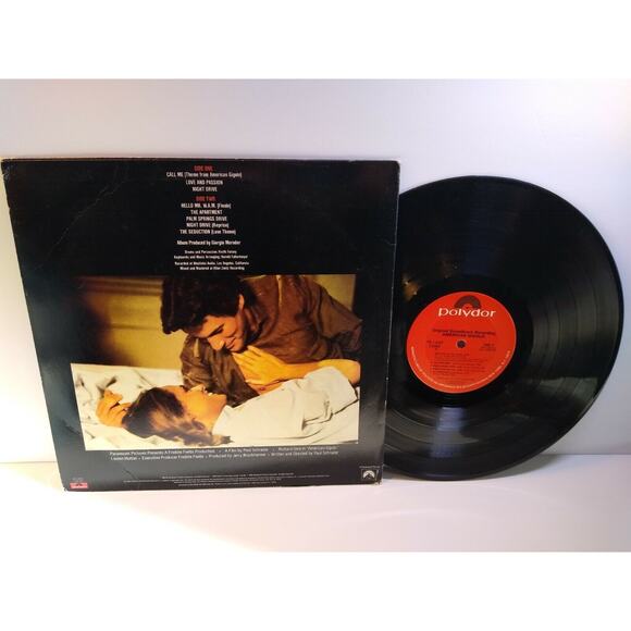 Giorgio Moroder American Gigolo Soundtrack Vinyl LP Record Album Blondie Call Me - Picture 4 of 5